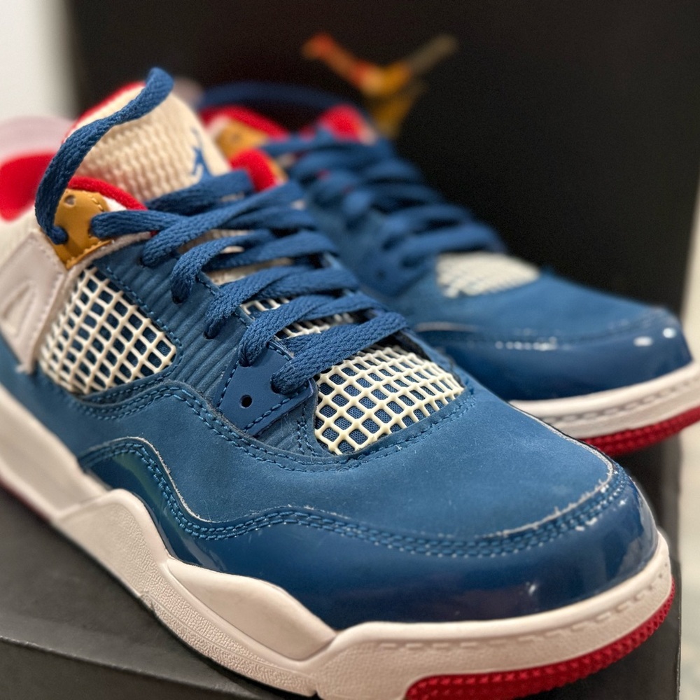 Jordan Size 3Y / 4.5 Womens - Nike Air Jordan 4 Retro Low Messy Room GS